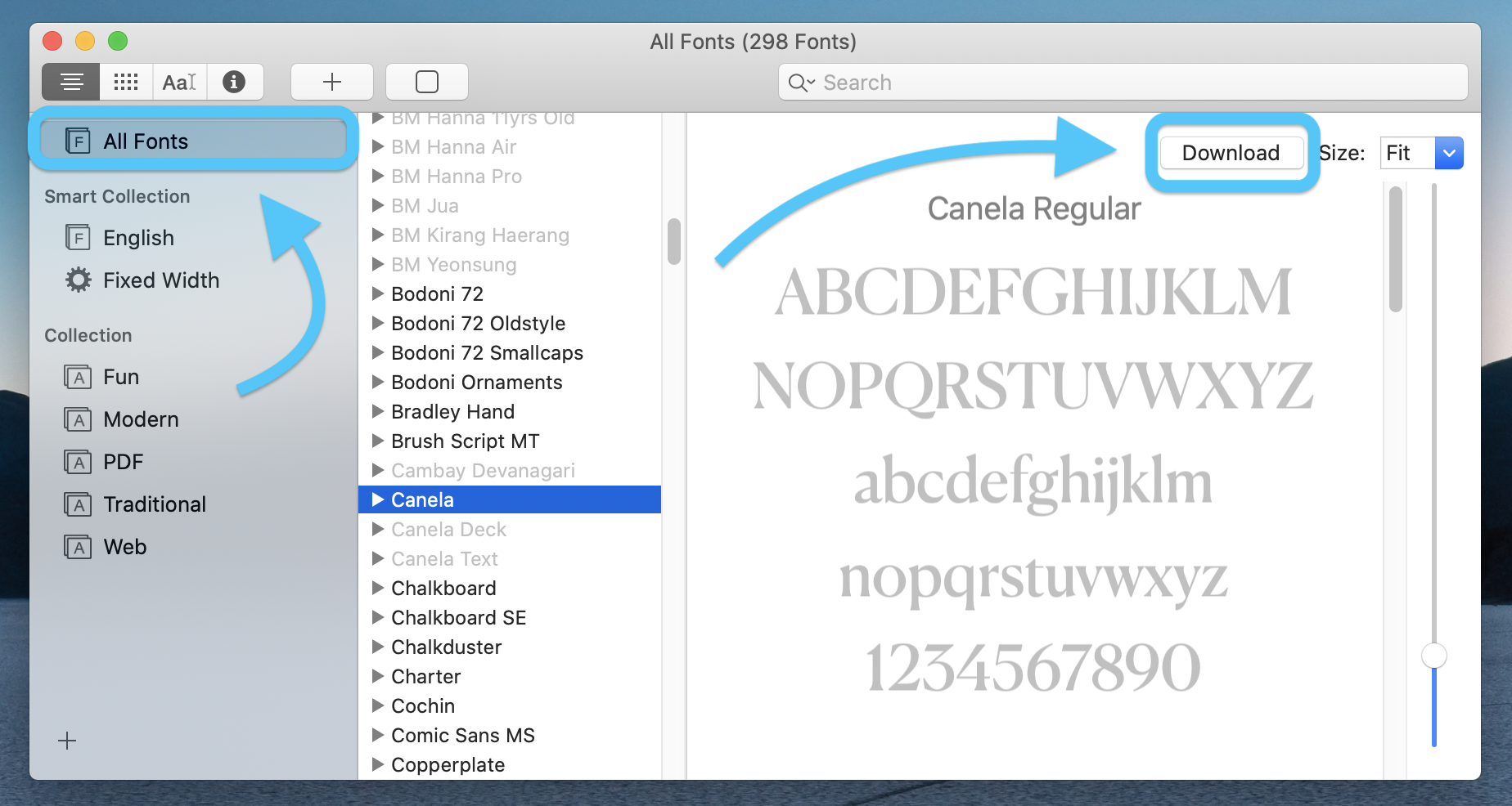 install fonts on office for mac